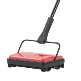 VEVOR Carpet Sweeper Manual, Floor Sweeper with 300 ml Dustbin Capacity Easy to Empty, 6.7 inch Cleaning Width for Home Office Carpets Pet Hair D
