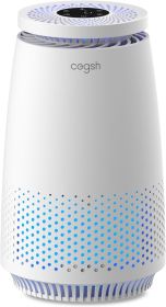 Air Purifiers for Home Bedroom, 3-in-1 HEPA Filter for Pets Dander Dust Pollen Smoke Odors, Quiet Air Cleaner with Sleep Mode, 12H Timer, Night L