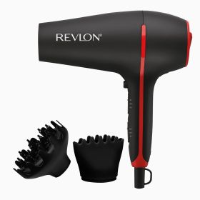 Smooth Stay Coconut Oil Infused Hair Dryer with Diffuser & Concentrator - Ionic Ceramic Blow Dryer for Frizz Control, Shine, Smoothness & Volume