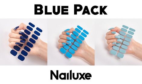 Pure Color 16 Nail Stickers (Option: Set3-1PC)