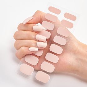 Pure Color 16 Nail Stickers (Option: CS009-3PCS)