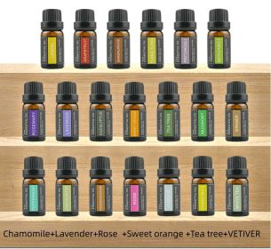 Aromatherapy Candle, Essential Oil, Ginger, Wormwood, Rose Sandalwood Essential Oil, Fragrant, Single Plant Oil, Fragrance Box. (Option: Set3)