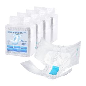 VEVOR Adult Briefs with Tabs, Super Absorbent Incontinence Briefs for Men and Women (size: Size XL)
