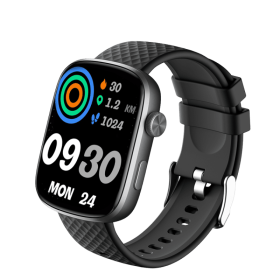 2025 New 1.95" HD Smart Watch for Men & Women - Bluetooth Call Answer/Make, 3ATM Waterproof Fitness Tracker with Heart Rate Sleep Monitor (Color: Black)